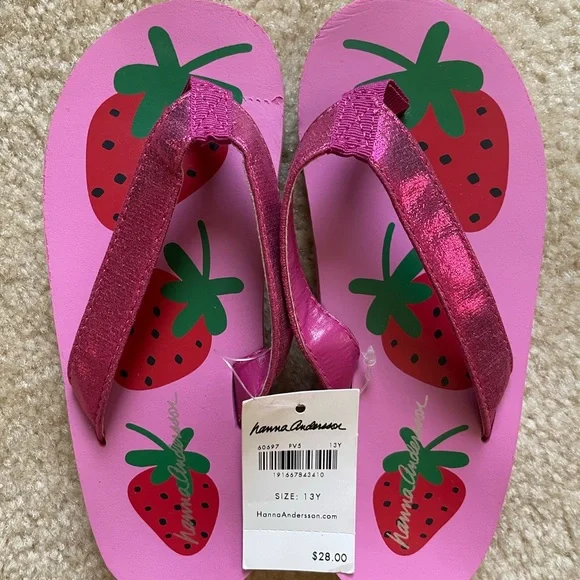 Hanna Andersson Shoes Hanna Andersson Girls Pink Strawberry